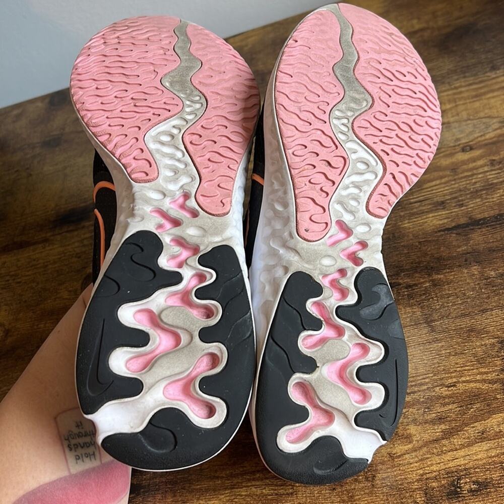 Nike Pink & Black Renew Size 7 Sneakers - Picture 10 of 14